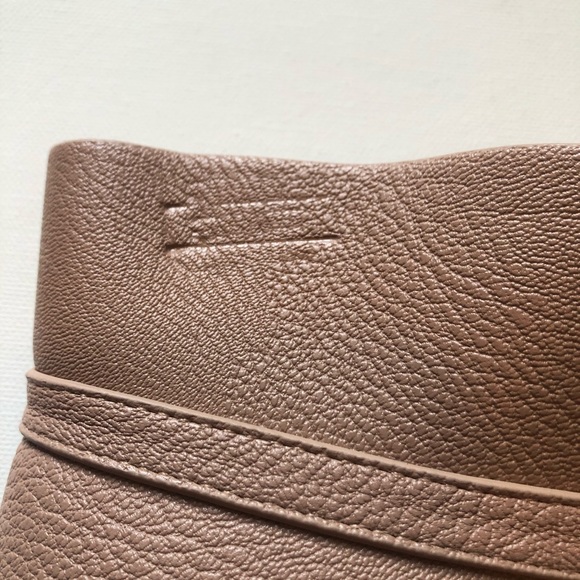 BCBGMAXAZRIA Nude Faux Leather Corset Belt Small - Picture 9 of 13